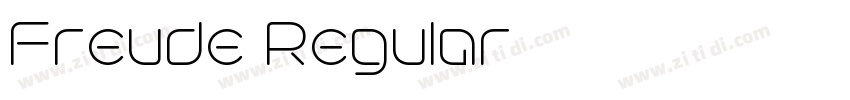 Freude Regular字体转换 Freude Regular字体转换